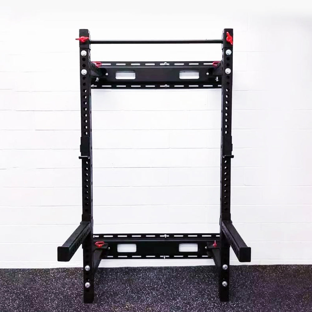 1441 Fitness Heavy Duty Wall Mounted رف القرفصاء القابل للطي