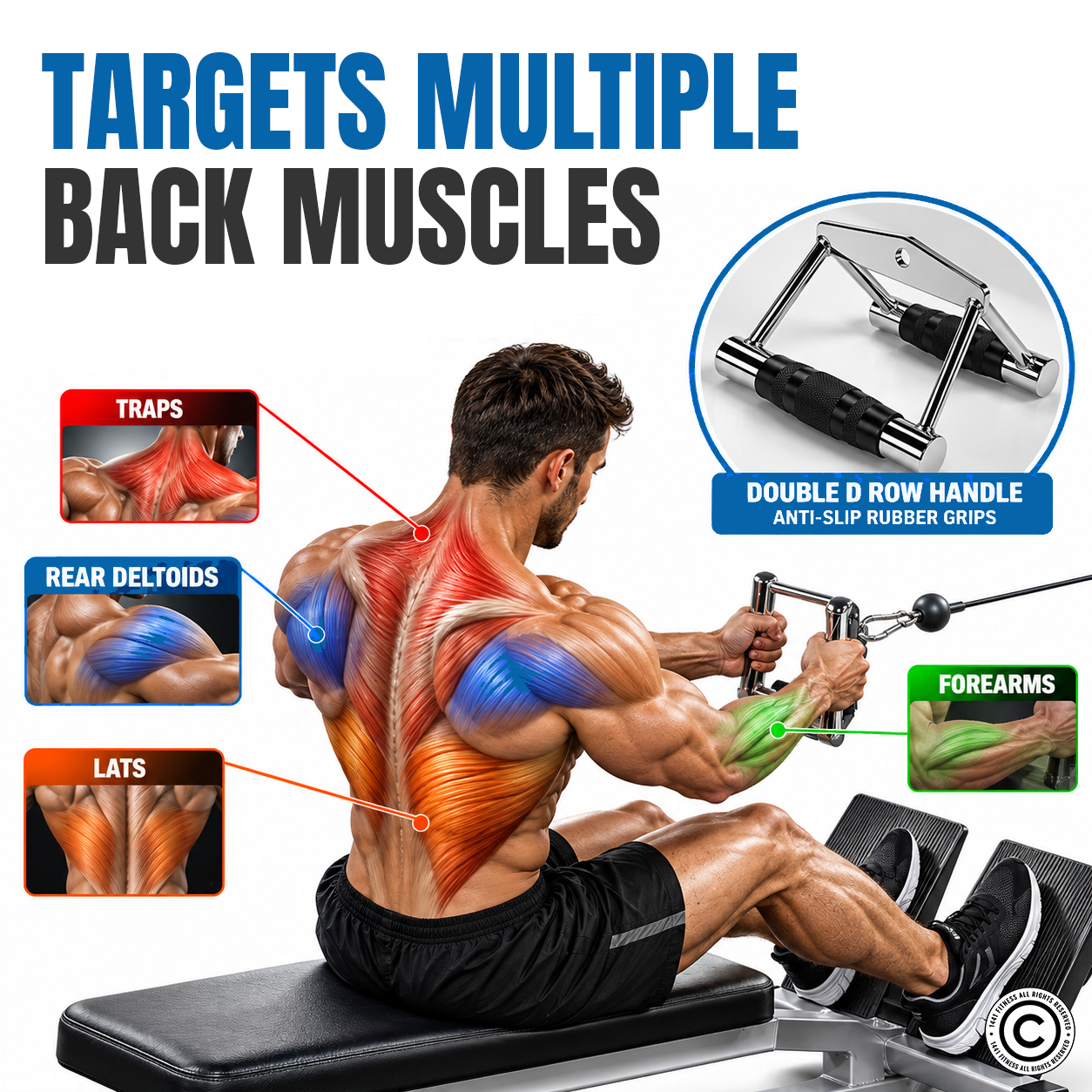 Lat Attachment Double D Row
