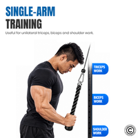 Thumbnail for Lat Attachment - Single  Rope