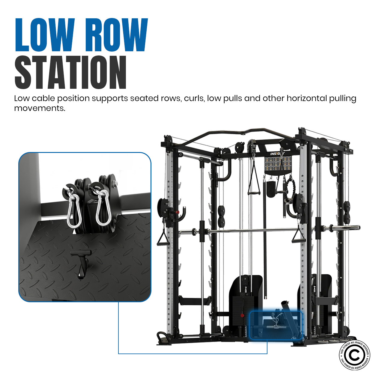 Insight Fitness Multi Function with Smith Machine - C9