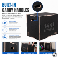 Thumbnail for Black Wooden Plyo box