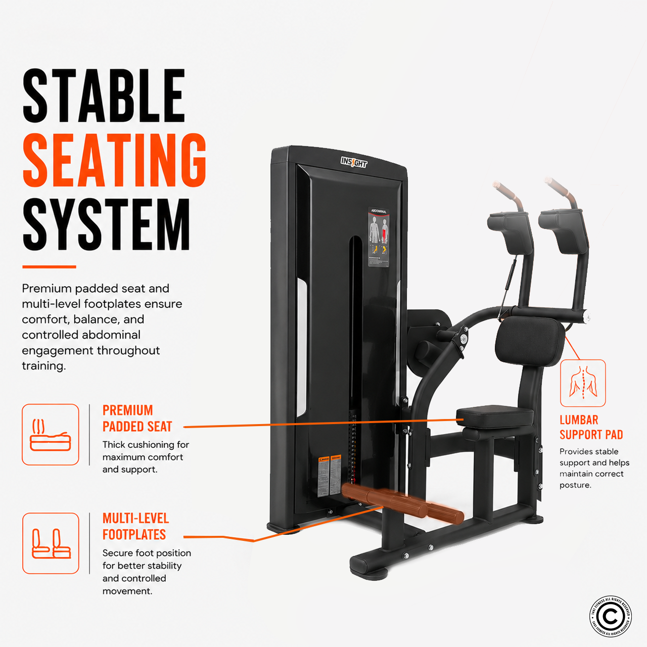 Insight Fitness Abdominal Machine - SA027D