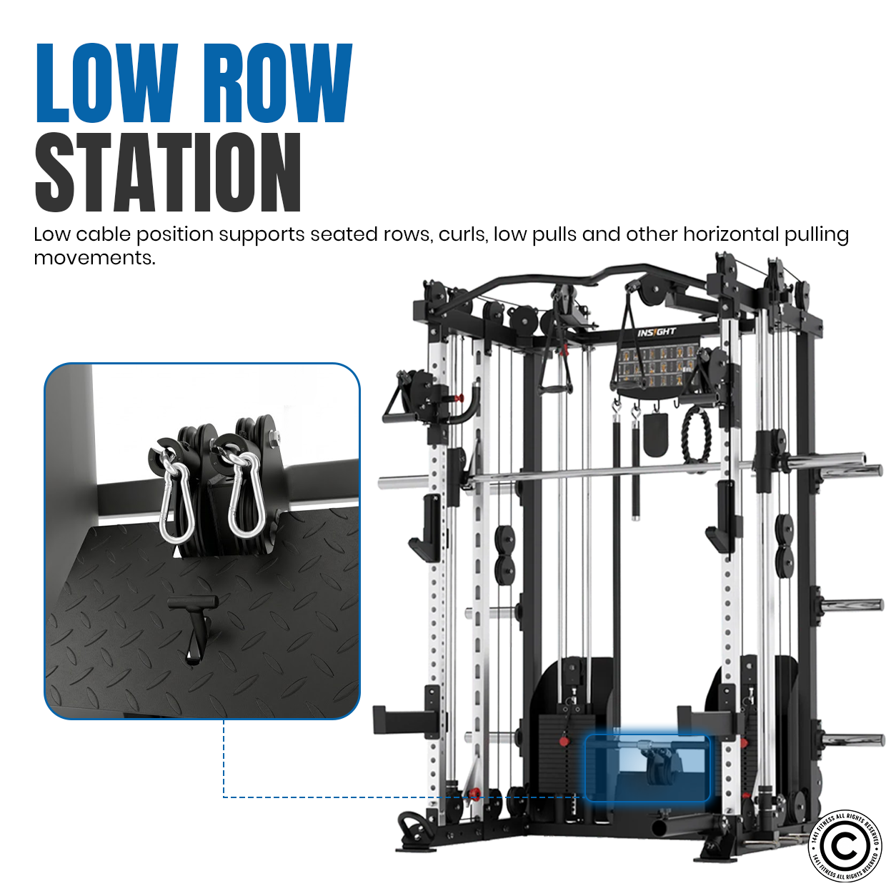 Insight Fitness Multi Function with Smith Machine - C5