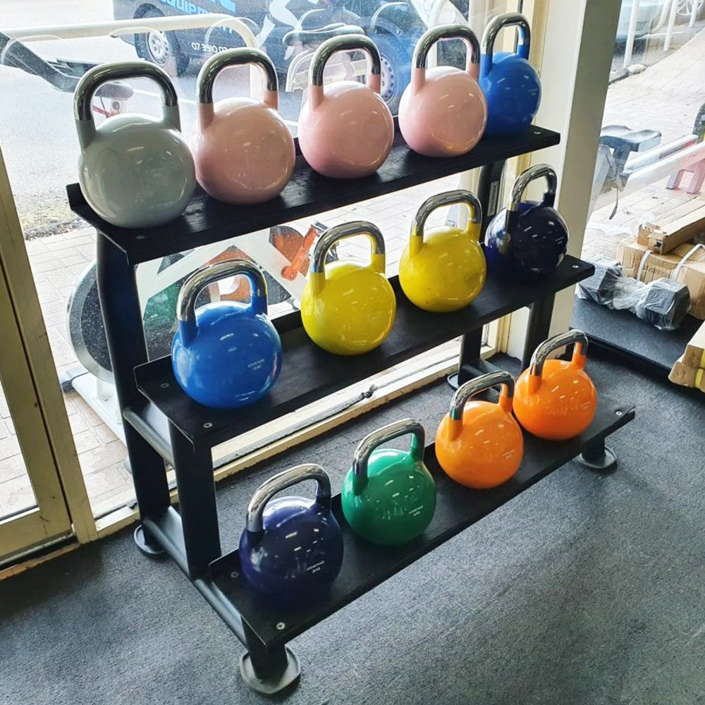 1441 Fitness 3 Tier Kettlebell Rack - 3TKR