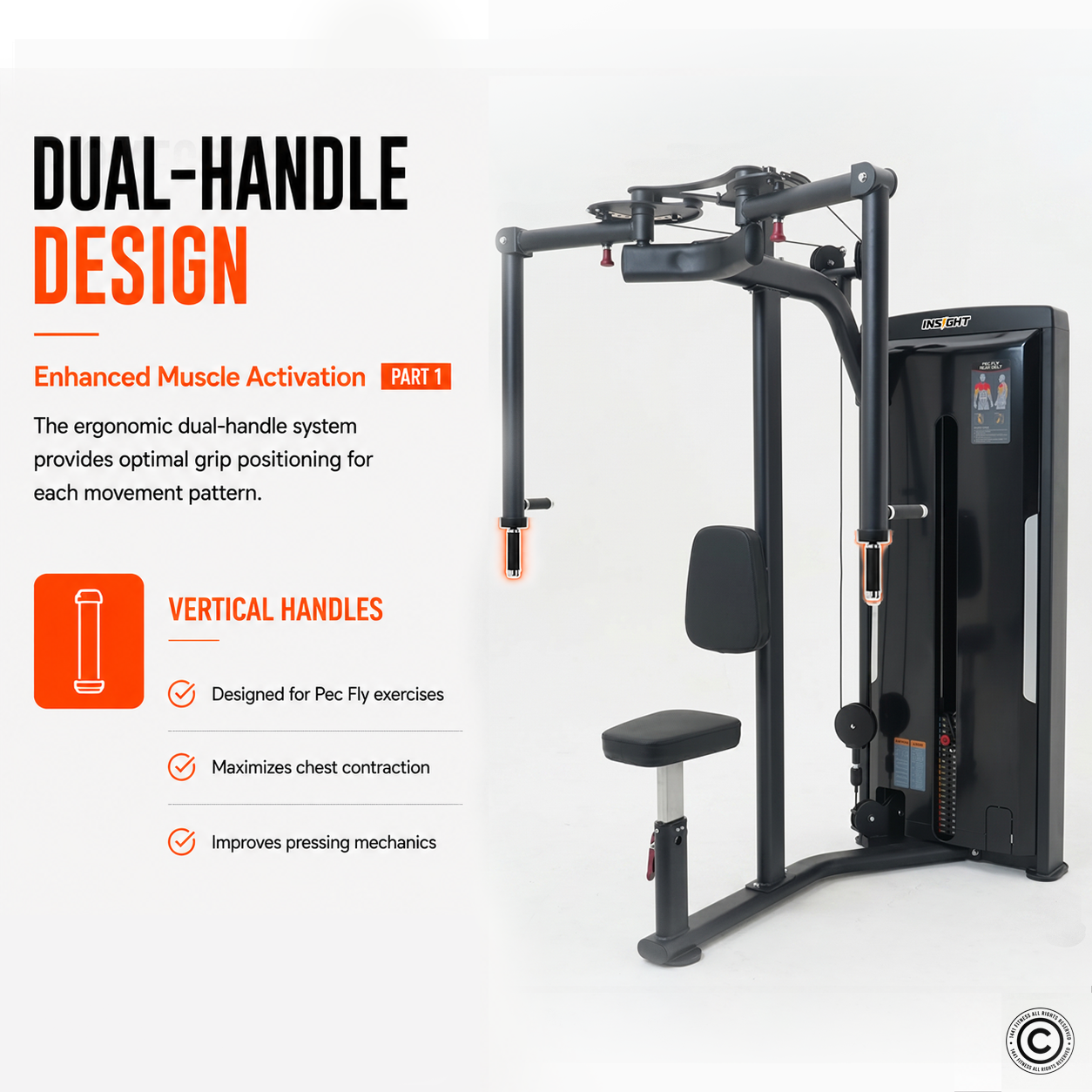 Insight Fitness Pec Fly / Rear Delt - SA003