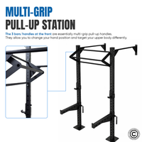 Thumbnail for 1441 Fitness Wall Mounted Squat Rack