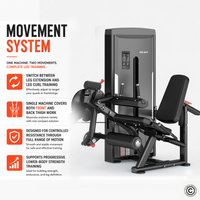 Thumbnail for Insight Fitness Leg Curl / Extension - SA037