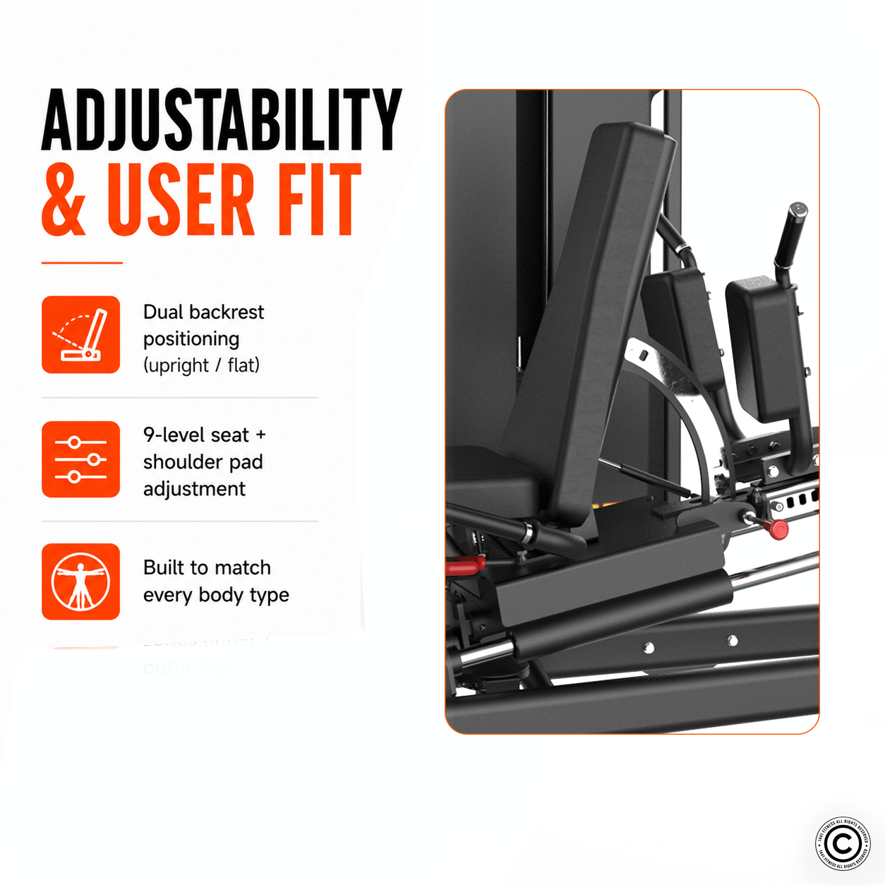 Insight Fitness Seated Leg Press / Hack Squat - SA040