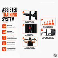 Thumbnail for Insight Fitness SA Series Assisted Chin Up - SA008