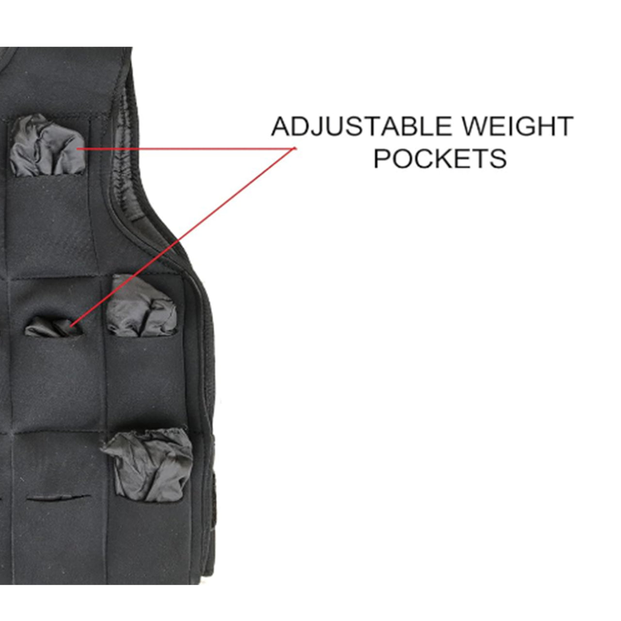 1441 Fitness Weight Vest for Aggressive Training 3 Kg to 20 Kg