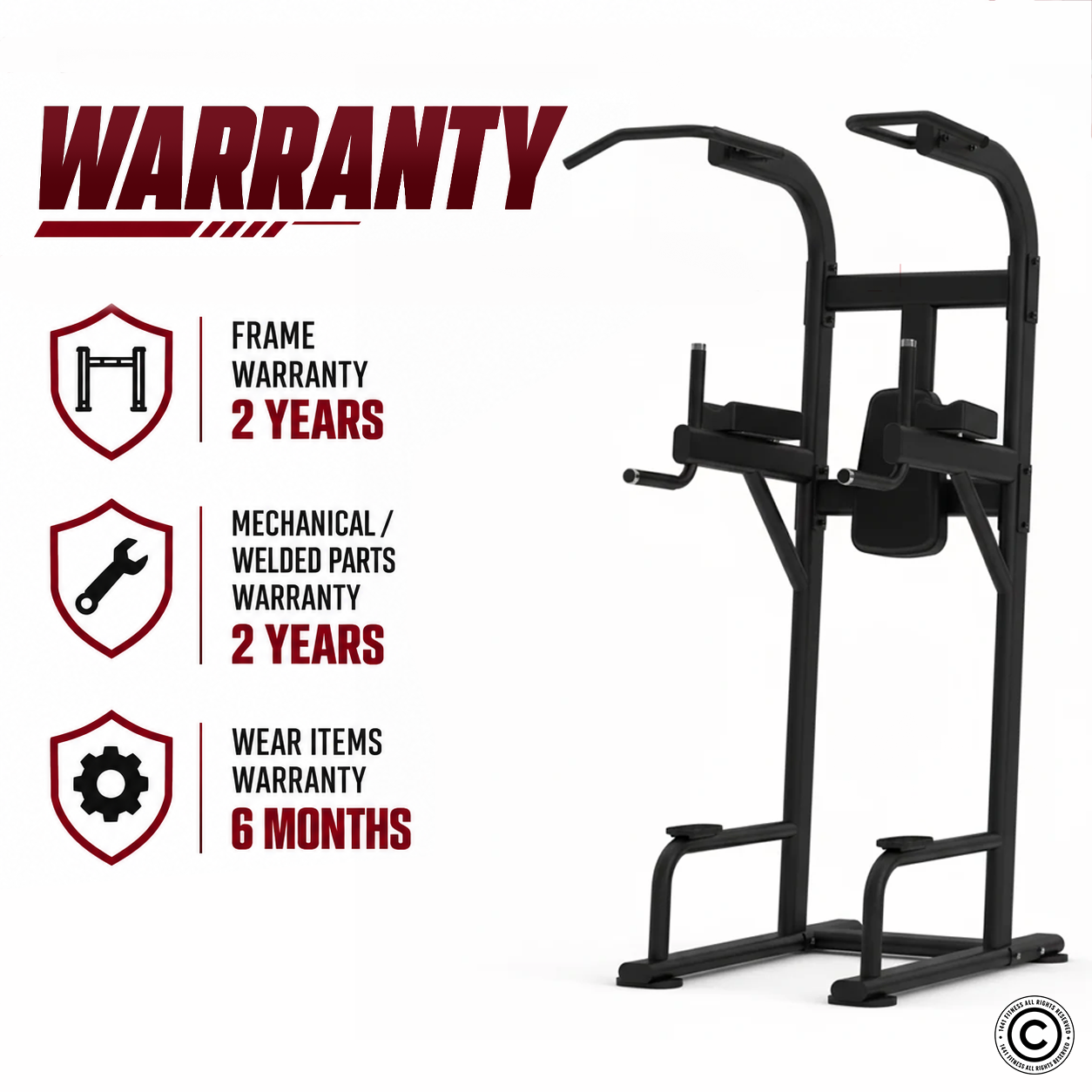 Insight Fitness Vertical Knee Rise / Dip - DR008
