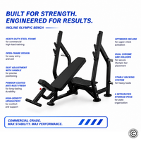Thumbnail for Insight Fitness Incline Olympic Bench - DR005