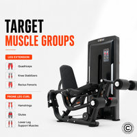 Thumbnail for Insight Fitness Prone Leg Curl & Leg Extension - SA031