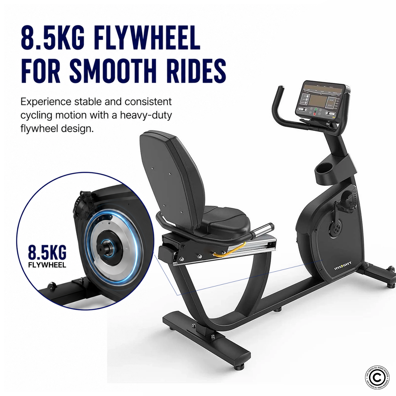 Insight Fitness Recumbent Bike -  CR-6000
