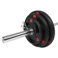 Thumbnail for Barbell Set-compact design makes it ideal for home gyms.