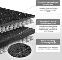 Thumbnail for 1441 Fitness Commercial Rubber Flooring for Gym 20 mm - 100 x 100 CM Speckled White