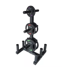 Thumbnail for 1441 Fitness Premium Weight Plate Rack with 6 Bar Holder