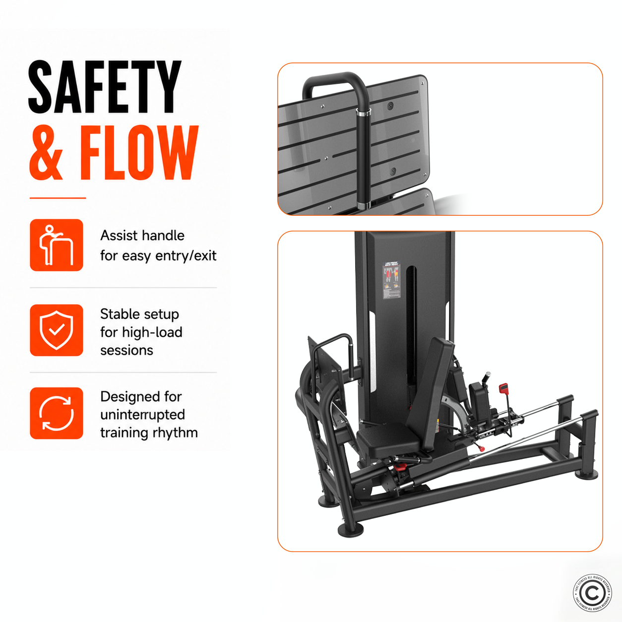 Insight Fitness Seated Leg Press / Hack Squat - SA040