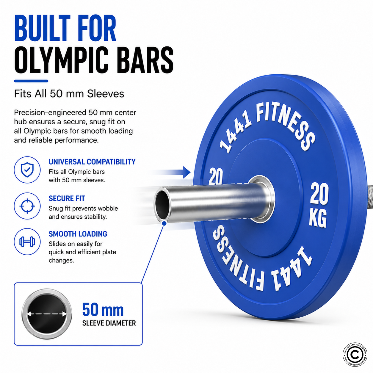 Premium Color Bumper Plate - 5 KG to 25 KG