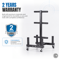 Thumbnail for Commercial Plate Rack and Bar Holder with Wheels