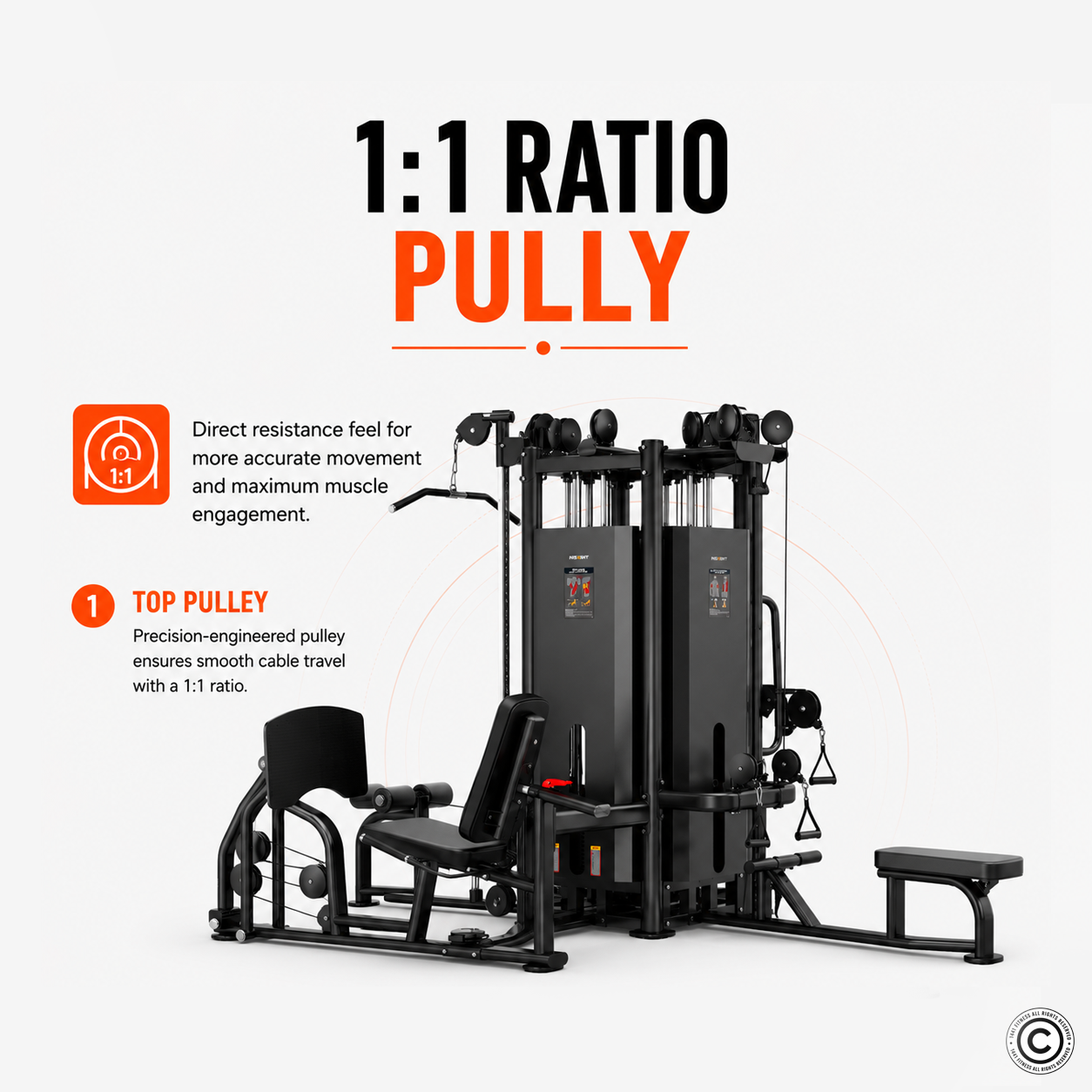 Insight Fitness 4 Station Multi Gym - SA023