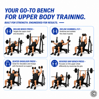 Thumbnail for Insight Fitness Incline Olympic Bench - DR005