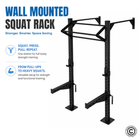 Thumbnail for 1441 Fitness Wall Mounted Squat Rack