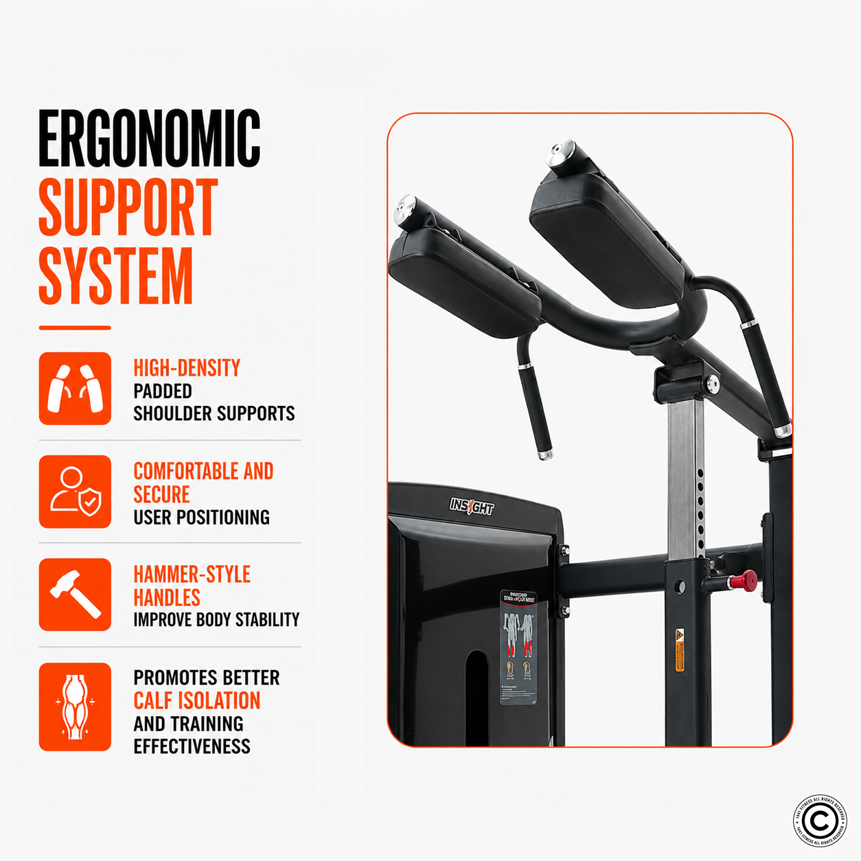 Insight Fitness Standing Calf Raise - SA019