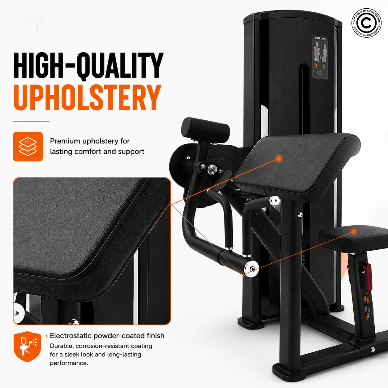 Insight Fitness SA Series Biceps Curl - SA006E
