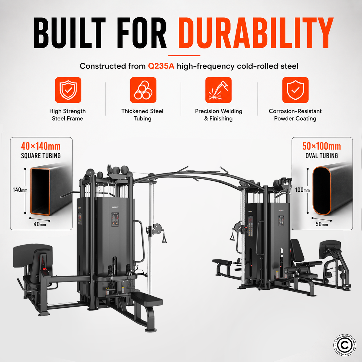 Insight Fitness 8 Stack Multi Station - SA039