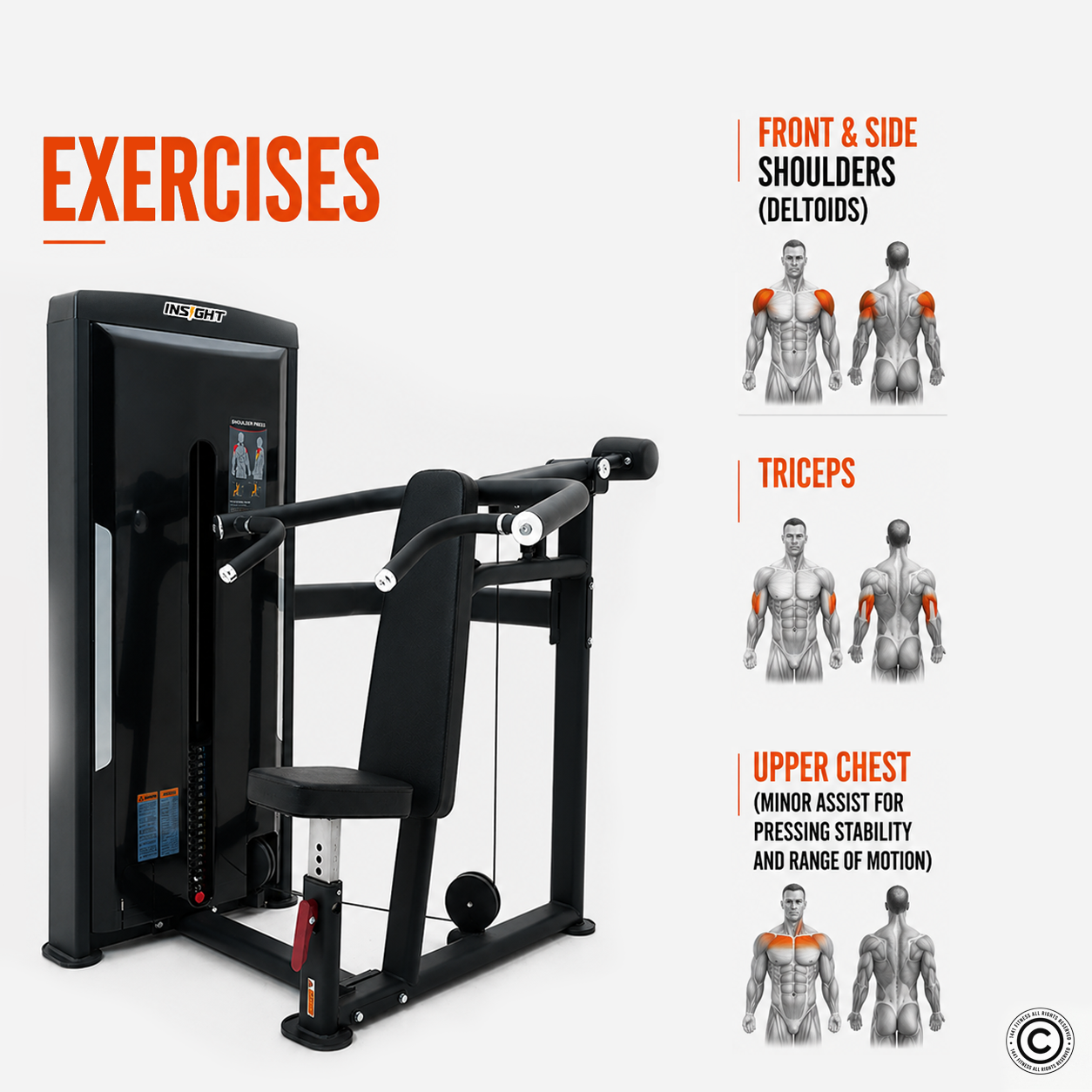 Insight Fitness Shoulder Press - SA004