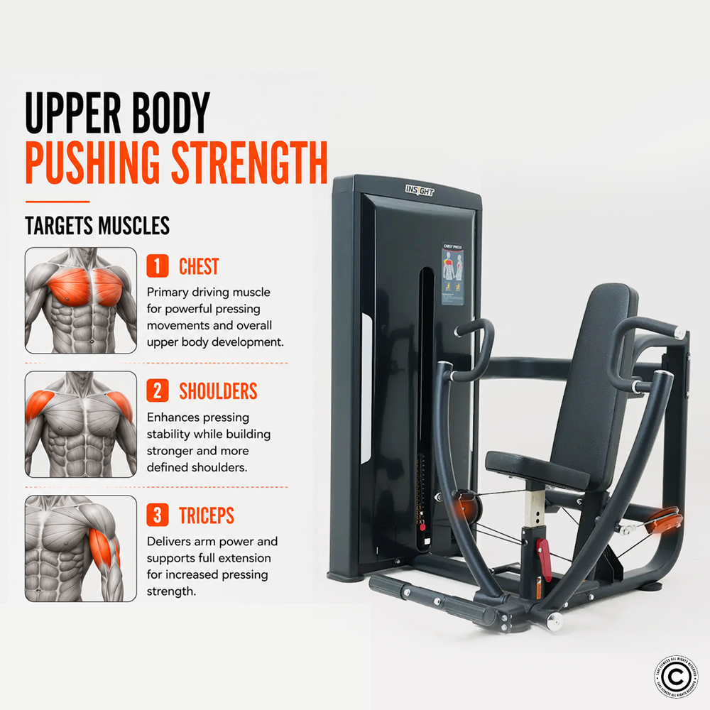 Insight Fitness Seated Chest Press - SA035