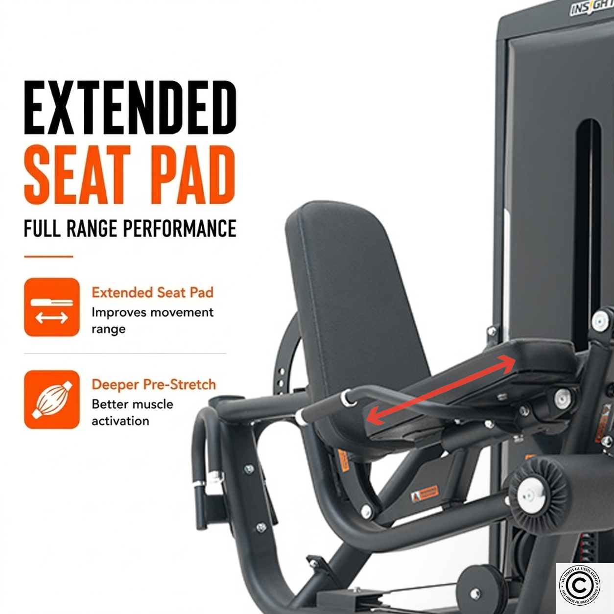 Insight Fitness Prone Leg Curl & Leg Extension - SA031