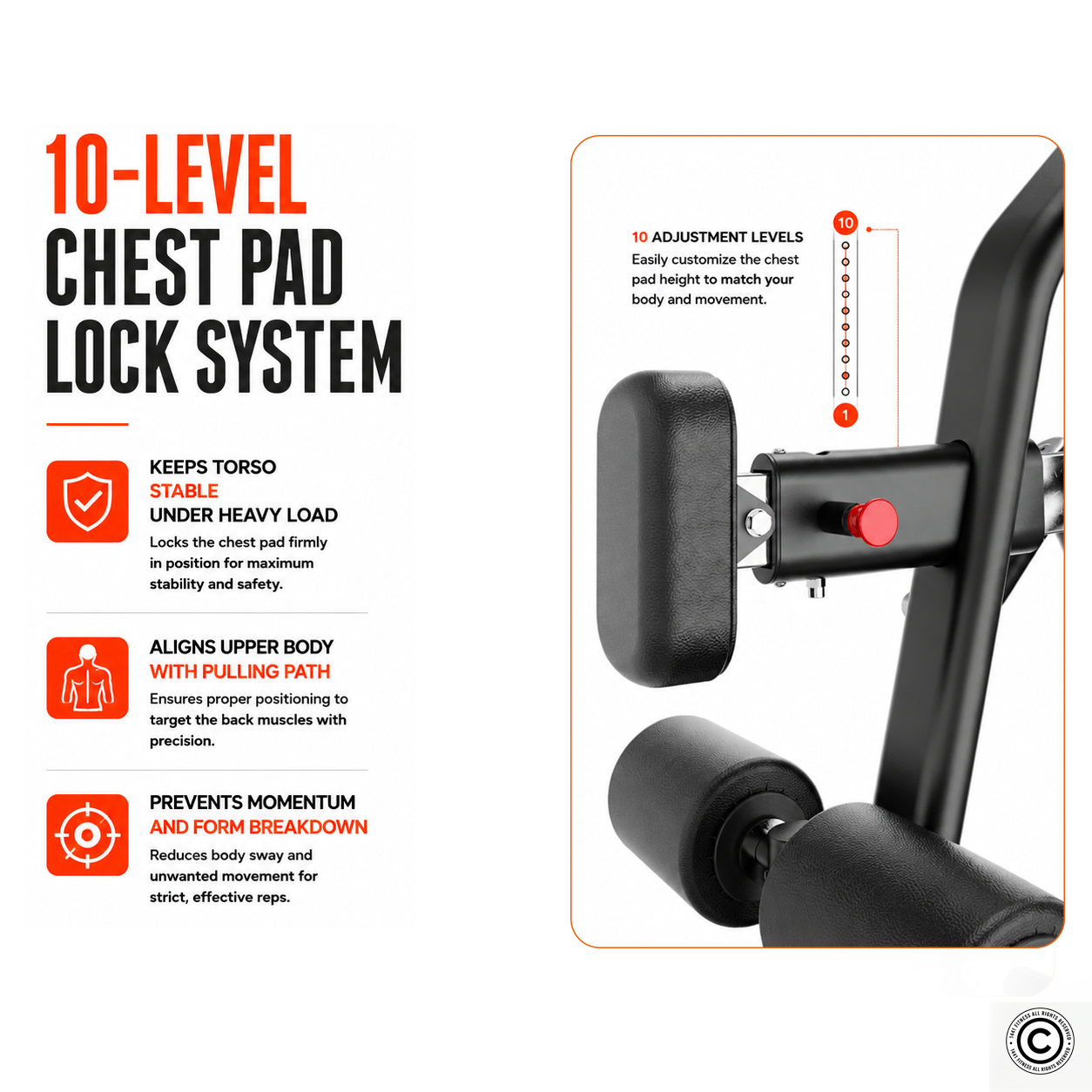 Insight Fitness Adjustable Pull down & Row - SA041