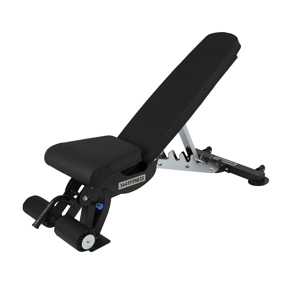 1441 Fitness Wall Mounted Squat Rack, Bumper Plate with Bench A8007 - Bundle Offer - A8007