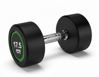 Thumbnail for Apus Commercial Rubber Round Dumbbells 17.5kg