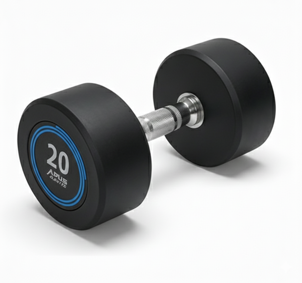 Apus Commercial Rubber Round Dumbbells 20kg