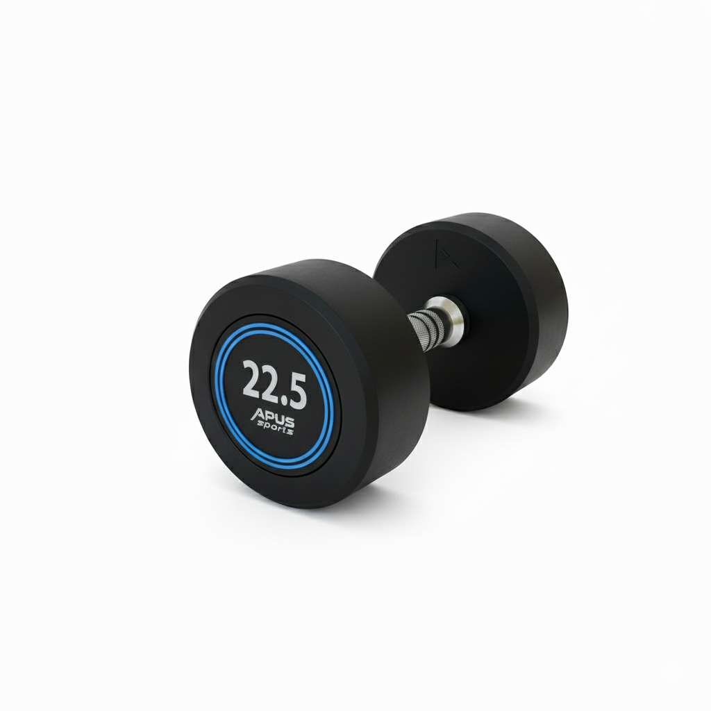 Apus Commercial Rubber Round Dumbbells 22.5kg