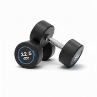 Thumbnail for Apus Commercial Rubber Round Dumbbells 22.5kg