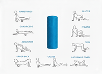 Thumbnail for Apus Sports Eva Roller 90 cm - Blue