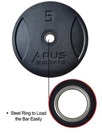 Thumbnail for Apus Premium Olympic Bumper Plates 5 KG - 20 KG (Sold as Per Piece) with 1 Year Warranty
