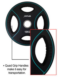 Thumbnail for Apus Quad Grip Olympic Weight Plates