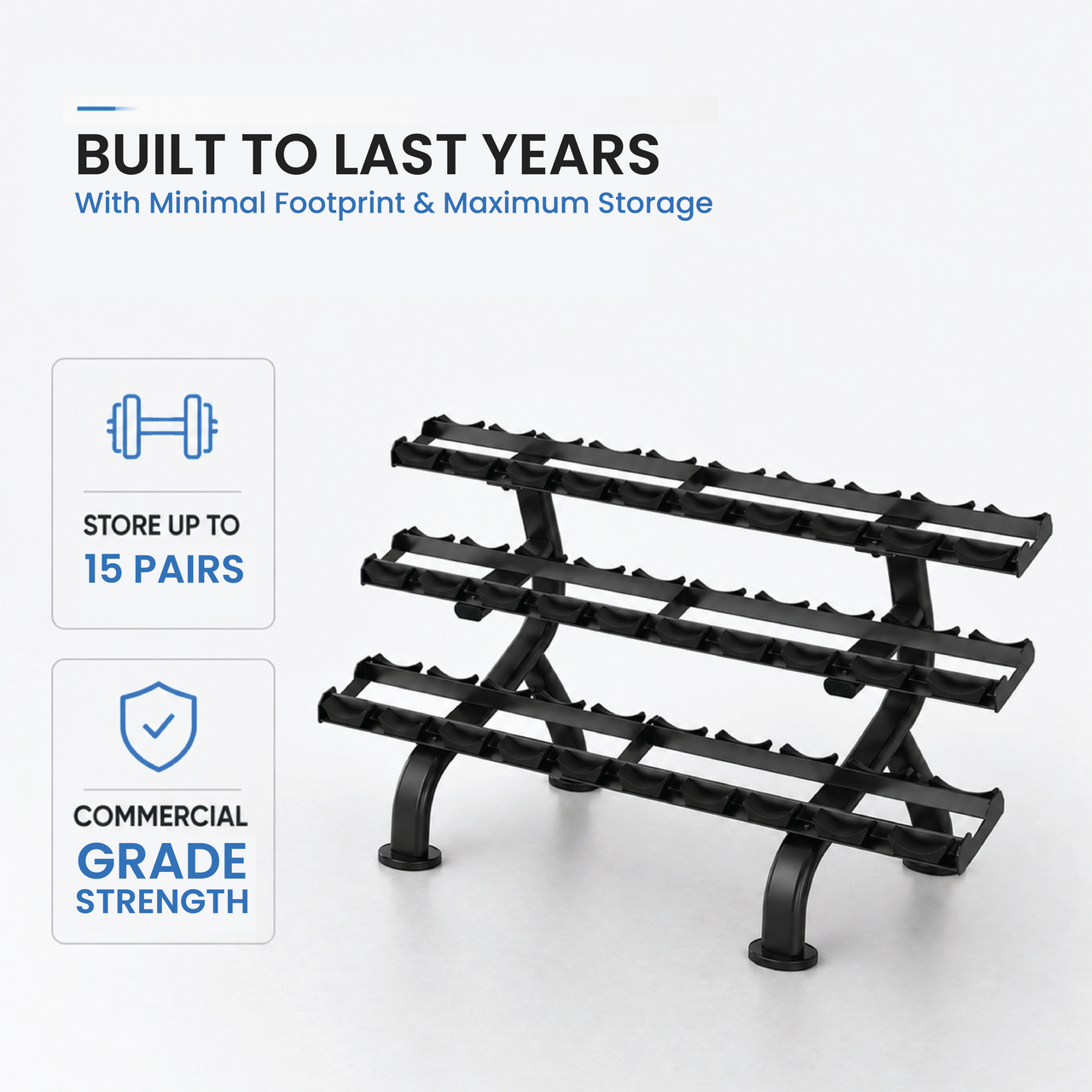 Insight Fitness 3 Tier Dumbbell Rack - DR027