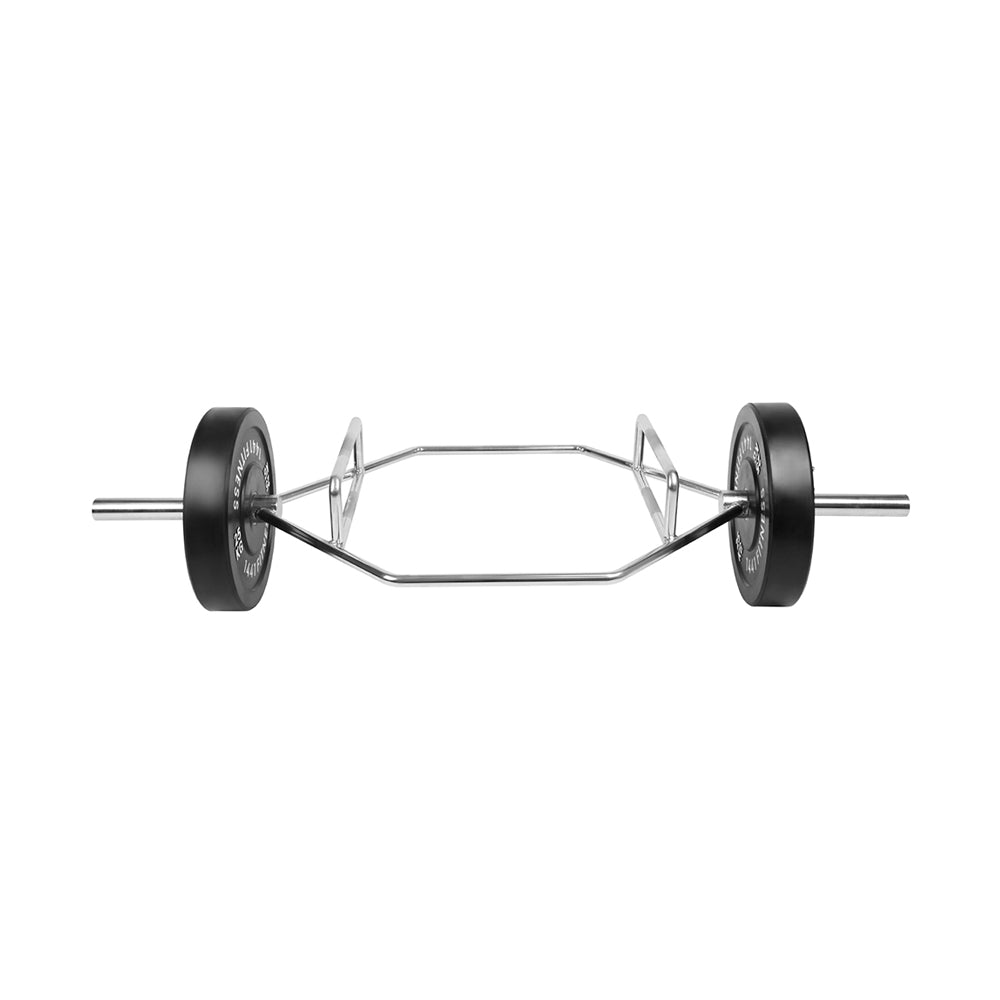 1441 Fitness 6 ft Olympic Hex Trap Dead lift Bar with Collars  - 15 kg