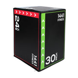 1441 Fitness Premium - 3 in 1 Foam Plyometric Box (Plyo box)