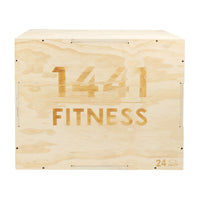 Thumbnail for 1441 Fitness 3 In 1 Wooden Plyo Box - (24 × 30 × 20 بوصة) | إيجابيات