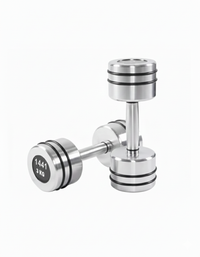 Thumbnail for 1441 Fitness Chrome Dumbbells Set 1 Kg to 10 Kg with Vertical Rack - Bundle Offer - 3KG
