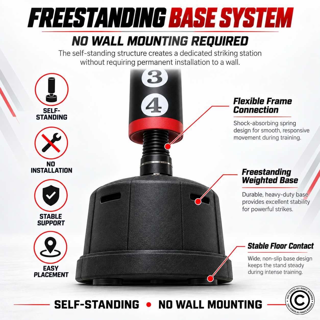 TA Sport Freestanding Boxing Training Stand TLS-C[1234]