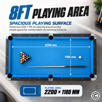 Thumbnail for Milano Italy 8FT Billiard Table with Accuslate Playing Surface ES-BT181A58