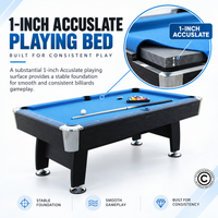 Thumbnail for Milano Italy 8FT Billiard Table with Accuslate Playing Surface ES-BT181A58